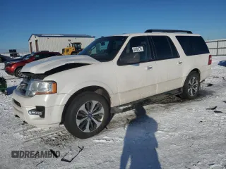 2016 Ford Expedition EL XLT with VIN 1FMJK1JT1GEF56596, listed as a Copart auction lot 44991275 with 99,359 mi miles and Salvage Title. Bid and sale history available at carsss.com. Image 1.