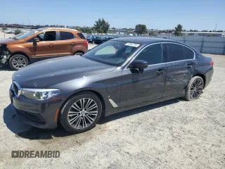 2019 BMW 5 Series 530e with VIN WBAJA9C5XKB388890, listed as a Copart auction lot 59984795 with 169,921 mi miles and Salvage title. Bid and sale history available at DreamBid. Image 1.