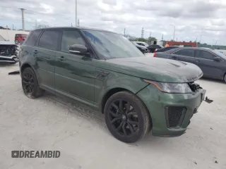 2020 Land Rover Range Rover Sport SVR z VIN SALWZ2RE5LA743951, wystawiony jako Copart lot #54134265 z przebiegiem 124 183 mil mil oraz Nie do naprawy • Non repairable. Historia ofert i sprzedaży dostępna na DreamBid. Obrazek 4.