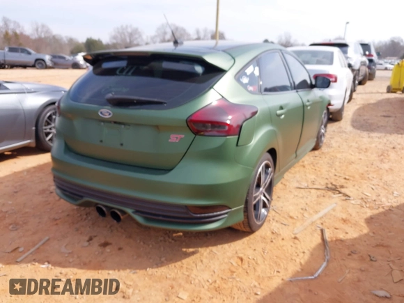 2017 Ford Focus ST with VIN 1FADP3L97HL289483, listed as a IAAI auction lot 41797579 with 127,789 mi miles and . Bid and sale history available at carsss.com. Image 4.