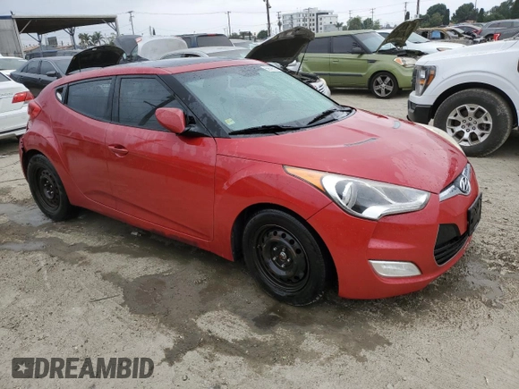 2012 Hyundai Veloster w/Gray Int with VIN KMHTC6AD8CU026797, listed as a Copart auction lot 58638025 with 149,144 mi miles and Clean title. Bid and sale history available at DreamBid. Image 4.