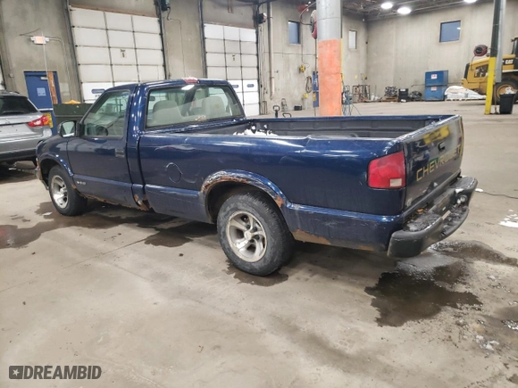 2000 Chevrolet S-10 LS with VIN 1GCCS1456YK266190, listed as a Copart auction lot 86311344 with 82,716 mi miles and Clean Title. Bid and sale history available at carsss.com. Image 2.