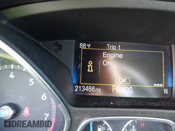 2017 Ford Focus SEL with VIN 1FADP3H26HL337731, listed as a IAAI auction lot 41801917 with 213,466 mi miles. Bid and sale history available at carsss.com. Image 15.