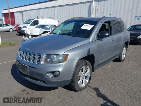 2016 Jeep Compass Sport with VIN 1C4NJCBA5GD574185, listed as a IAAI auction lot 42234955 with 127,468 mi miles and . Bid and sale history available at DreamBid. Image 2.