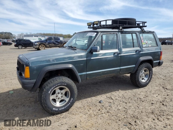 1993 Jeep Cherokee SE with VIN 1J4FJ28S0PL594889, listed as a Copart auction lot 50103425 with 174,333 mi miles and Salvage Title. Bid and sale history available at carsss.com. Image 1.
