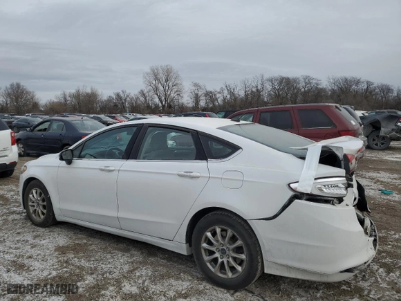 2017 Ford Fusion S with VIN 3FA6P0G79HR236480, listed as a Copart auction lot 89329425 with 172,244 mi miles and Salvage Title. Bid and sale history available at carsss.com. Image 2.