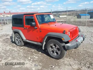 2015 Jeep Wrangler Sport with VIN 1C4AJWAG7FL582721, listed as a IAAI auction lot 41989505 with 102,961 mi miles. Bid and sale history available at carsss.com. Image 1.
