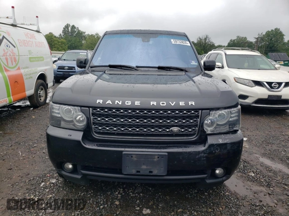 2012 Land Rover Range Rover HSE Lux with VIN SALMF1D49CA374956, listed as a Copart auction lot 59733835 with 113,390 mi miles and Salvage title. Bid and sale history available at DreamBid. Image 5.