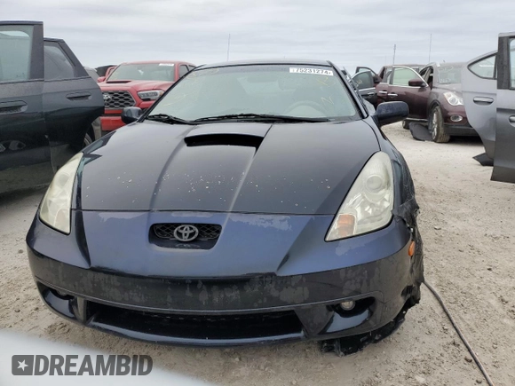 2002 Toyota Celica GT with VIN JTDDR32T020116513, listed as a Copart auction lot 75231274 with 0 mi miles and Non Repairable. Bid and sale history available at carsss.com. Image 5.