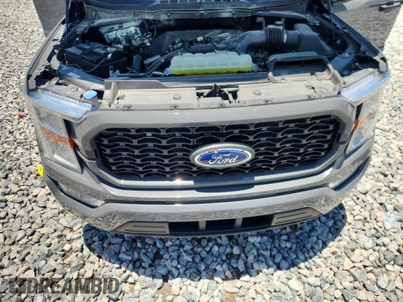 2021 Ford F-150 XL with VIN 1FTEW1CP1MFB85228, listed as a Copart auction lot 61338555 with Not provided miles and Salvage title. Bid and sale history available at DreamBid. Image 11.