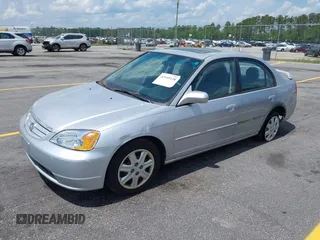2003 Honda Civic EX with VIN 1HGES26753L007546, listed as a IAAI auction lot 42169138 with 151,688 mi miles. Bid and sale history available at carsss.com. Image 2.