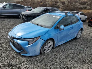 2021 Toyota Corolla Hatchback SE with VIN JTND4MBEXM3144368, listed as a Copart auction lot 43853865 with 78,036 mi miles and Salvage Title. Bid and sale history available at carsss.com. Image 1.