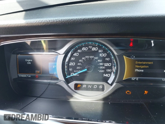 2014 Ford Taurus Limited with VIN 1FAHP2F80EG104984, listed as a IAAI auction lot 41910463 with 174,034 mi miles. Bid and sale history available at carsss.com. Image 7.