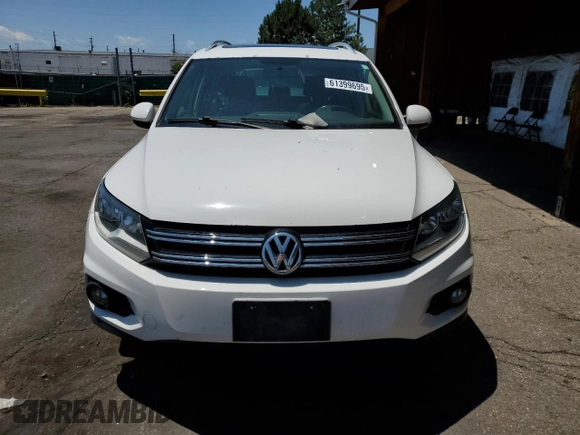 2013 Volkswagen Tiguan SE с VIN WVGBV3AX4DW596834, выставлен на аукционе Copart как лот 61399695 с пробегом 139 398 миль миль и Чистый • Clean title. История ставок и продаж доступна на DreamBid. Изображение 5.