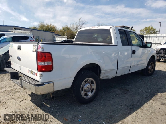 2007 Ford F-150 STX with VIN 1FTRX12W57FB31037, listed as a Copart auction lot 50779865 with 262,572 mi miles and Salvage Title. Bid and sale history available at DreamBid. Image 3.