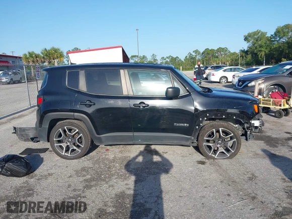 2020 Jeep Renegade Sport with VIN ZACNJAAB2LPL84352, listed as a IAAI auction lot 41936031 with 92,254 mi miles and . Bid and sale history available at carsss.com. Image 13.