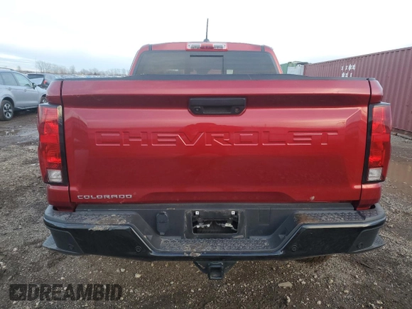 2023 Chevrolet Colorado 4WD Trail Boss with VIN 1GCPTEEK6P1199007, listed as a Copart auction lot 81426374 with Not Provided miles and Salvage Title. Bid and sale history available at carsss.com. Image 6.