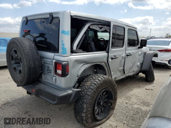 2024 Jeep Wrangler Sport S z VIN 1C4PJXDGXRW289295, wystawiony jako Copart lot #49031105 z przebiegiem 3 358 mil mil oraz Szkoda całkowita • Salvage title. Historia ofert i sprzedaży dostępna na DreamBid. Obrazek 3.