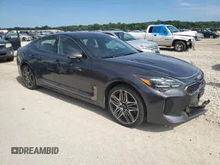 2022 Kia Stinger GT1 with VIN KNAE45LC0N6111811, listed as a Copart auction lot 62402154 with 23,988 mi miles and Salvage Title. Bid and sale history available at DreamBid. Image 4.