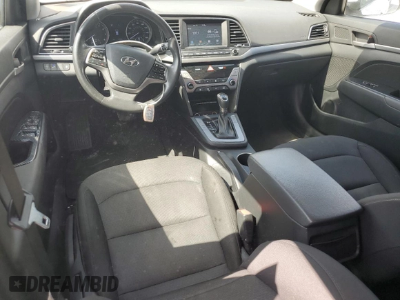 2018 Hyundai Elantra SEL with VIN 5NPD84LF7JH290792, listed as a Copart auction lot 54538955 with 83,089 mi miles and Salvage Title. Bid and sale history available at DreamBid. Image 8.