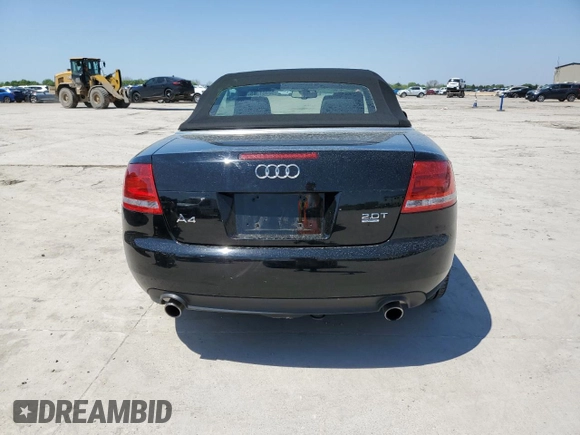 2007 Audi A4 2.0T с VIN WAUDF48H97K024018, выставлен на аукционе Copart как лот 52351365 с пробегом 37 104 миль миль и Списание • Salvage title. История ставок и продаж доступна на DreamBid. Изображение 6.