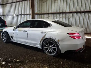 2022 Genesis G70 2.0T with VIN KMTG34TA3NU087699, listed as a Copart auction lot 79265254 with 48,870 mi miles and Salvage Title. Bid and sale history available at DreamBid. Image 2.