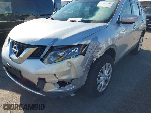 2015 Nissan Rogue S with VIN KNMAT2MV9FP571497, listed as a IAAI auction lot 41985541 with 144,223 mi miles and . Bid and sale history available at DreamBid. Image 6.