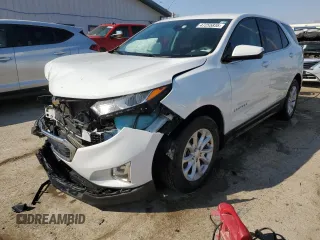 2020 Chevrolet Equinox LT with VIN 3GNAXUEV0LS508243, listed as a Copart auction lot 47255835 with 103,202 mi miles and Salvage Title. Bid and sale history available at DreamBid. Image 1.