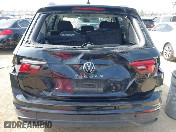 2024 Volkswagen Tiguan S with VIN 3VVRB7AX0RM055422, listed as a IAAI auction lot 42344755 with 20,670 mi miles and . Bid and sale history available at DreamBid. Image 6.