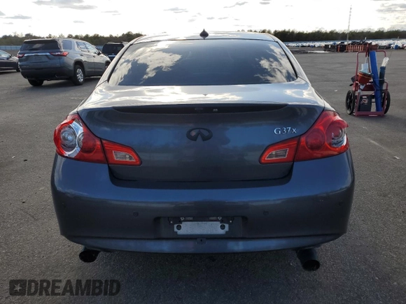 2013 Infiniti G37 x with VIN JN1CV6AR9DM759939, listed as a Copart auction lot 51767705 with Not Provided miles and Salvage Title. Bid and sale history available at carsss.com. Image 6.
