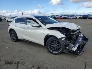 2019 Infiniti QX30 Luxe z VIN SJKCH5CP1KA007660, wystawiony jako Copart lot #45919255 z przebiegiem 51 060 mil mil oraz Szkody całkowita. Historia ofert i sprzedaży dostępna na DreamBid. Obrazek 4.