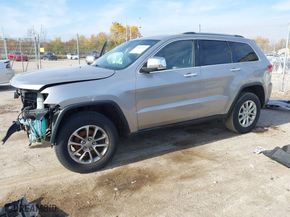 2014 Jeep Grand Cherokee Limited with VIN 1C4RJFBG4EC579551, listed as a IAAI auction lot 40656764 with 132,080 mi miles. Bid and sale history available at carsss.com. Image 17.