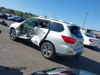 2019 Nissan Pathfinder SL with VIN 5N1DR2MM8KC629938, listed as a IAAI auction lot 42020133 with 78,631 mi miles and . Bid and sale history available at DreamBid. Image 3.