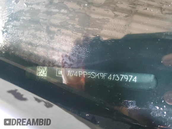 2015 Buick Verano с VIN 1G4PP5SK9F4137974, выставлен на аукционе Copart как лот 57572415 с пробегом 158 378 миль миль и Списание • Salvage title. История ставок и продаж доступна на DreamBid. Изображение 13.