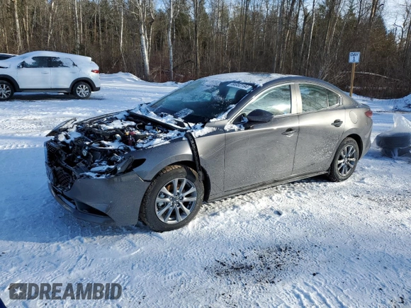 2025 Mazda 3 S Preferred with VIN JM1BPACM0S1751024, listed as a Copart auction lot 86953184 with 10,897 mi miles and Salvage Title. Bid and sale history available at DreamBid. Image 1.