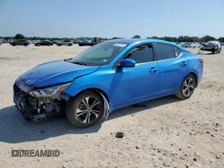 2021 Nissan Sentra SV z VIN 3N1AB8CV2MY243831, wystawiony jako Copart lot #60373275 z przebiegiem 44 868 mil mil oraz Szkoda całkowita • Salvage title. Historia ofert i sprzedaży dostępna na DreamBid. Obrazek 1.