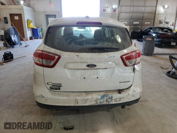 2017 Ford C-Max Energi Titanium with VIN 1FADP5FU5HL107422, listed as a Copart auction lot 66860454 with 140,300 mi miles and Salvage Title. Bid and sale history available at carsss.com. Image 6.