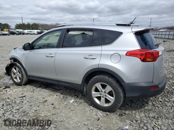 2013 Toyota RAV4 XLE with VIN JTMRFREV0D5024337, listed as a Copart auction lot 51700935 with 123,173 mi miles and Salvage Title. Bid and sale history available at DreamBid. Image 2.