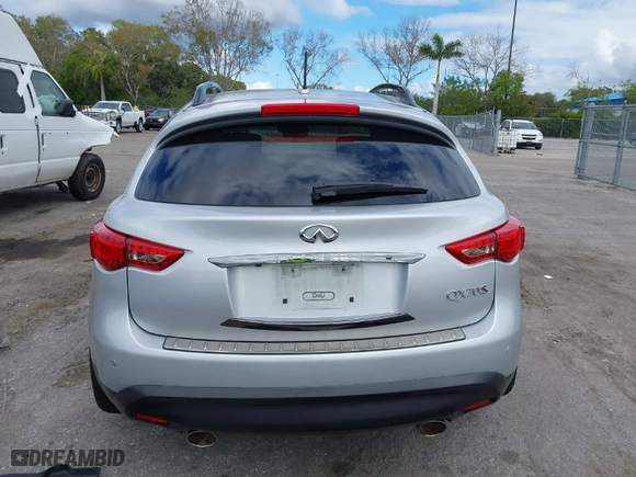 2017 Infiniti QX70 with VIN JN8CS1MU0HM144280, listed as a IAAI auction lot 41560078 with NaN miles. Bid and sale history available at carsss.com. Image 16.
