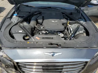 2019 Genesis G80 3.8L with VIN KMTFN4JE7KU310110, listed as a Copart auction lot 59879974 with 61,645 mi miles and Salvage Title. Bid and sale history available at carsss.com. Image 11.