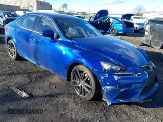 2016 Lexus IS 350 with VIN JTHCE1D26G5011077, listed as a IAAI auction lot 41474787 with 116,523 mi miles. Bid and sale history available at carsss.com. Image 1.