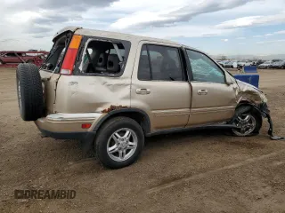 2000 Honda CR-V SE with VIN JHLRD1875YS023974, listed as a Copart auction lot 52357245 with 169,736 mi miles and Salvage Title. Bid and sale history available at carsss.com. Image 3.
