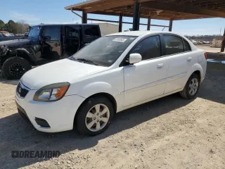 2011 Kia Rio LX with VIN KNADH4A39B6738256, listed as a Copart auction lot 47490545 with 125,068 mi miles and Clean Title. Bid and sale history available at carsss.com. Image 1.