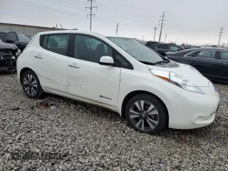 2017 Nissan LEAF SL with VIN 1N4BZ0CP5HC308644, listed as a Copart auction lot 83666314 with 35,859 mi miles and Salvage Title. Bid and sale history available at carsss.com. Image 4.