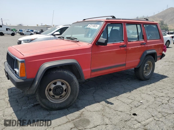 1996 Jeep Cherokee SE with VIN 1J4FT28S3TL213153, listed as a Copart auction lot 57217625 with 331,741 mi miles and Salvage title. Bid and sale history available at DreamBid. Image 1.