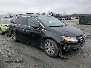 2016 Honda Odyssey EX-L with VIN 5FNRL5H63GB013440, listed as a Copart auction lot 42744235 with Not Provided miles and Salvage Title. Bid and sale history available at DreamBid. Image 4.