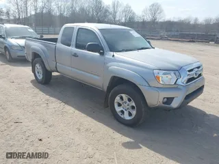 2014 Toyota Tacoma with VIN 5TFUU4ENXEX095733, listed as a IAAI auction lot 41698831 with NaN miles. Bid and sale history available at carsss.com. Image 1.