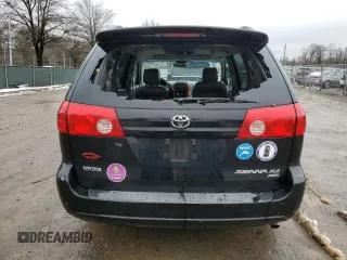 2008 Toyota Sienna XLE with VIN 5TDBK22C18S009630, listed as a Copart auction lot 44708035 with 233,359 mi miles and Salvage Title. Bid and sale history available at carsss.com. Image 6.