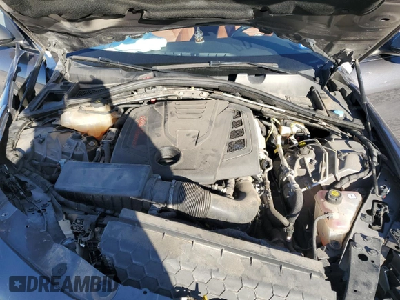 2020 Alfa Romeo Giulia Ti Sport with VIN ZARFAMBN6L7625687, listed as a Copart auction lot 87106034 with Not provided miles and Salvage title. Bid and sale history available at DreamBid. Image 12.