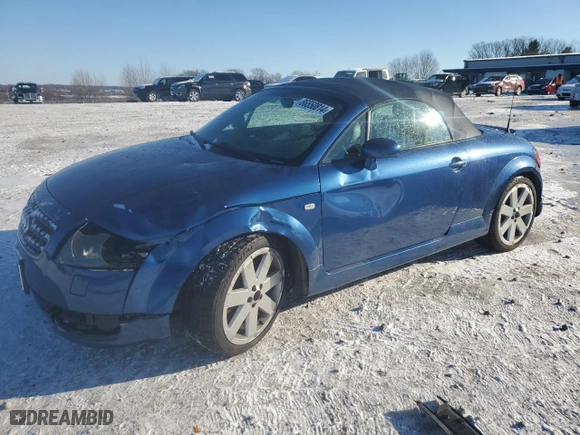 2003 Audi TT with VIN TRUUT28N631015532, listed as a Copart auction lot 86550814 with 73,093 mi miles and Clean Title. Bid and sale history available at carsss.com. Image 1.